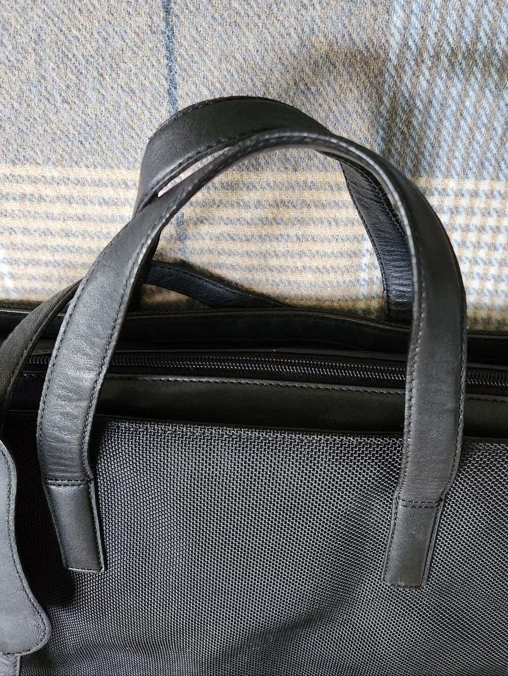 Tumi 43007D3 Ballistic Nylon Laptop Black Men's Briefcase with Shoulder Strap
